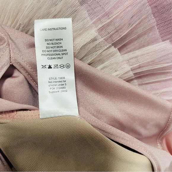 Weissman Just As I Am MC Medium (11-12) Pink and Purple Tiered Tie Front Dress - Picture 8 of 8